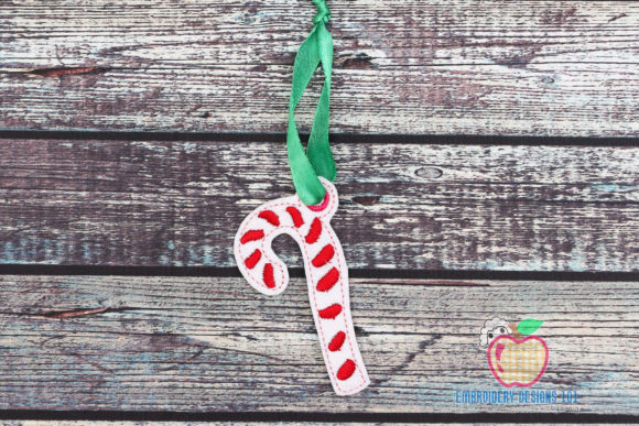 Christmas Candy Stick ITH Ornament Review