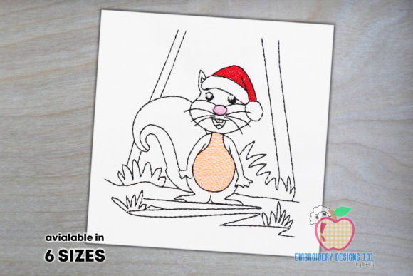 Christmas Cute Squirrel Wearing Hat: A Stitcher’s Review