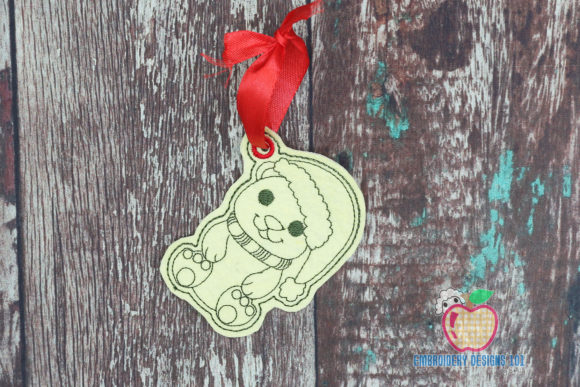 Christmas Polar Bear Wearing a Santa Hat Review