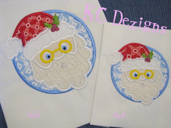 Christmas Santa Circle Applique Review